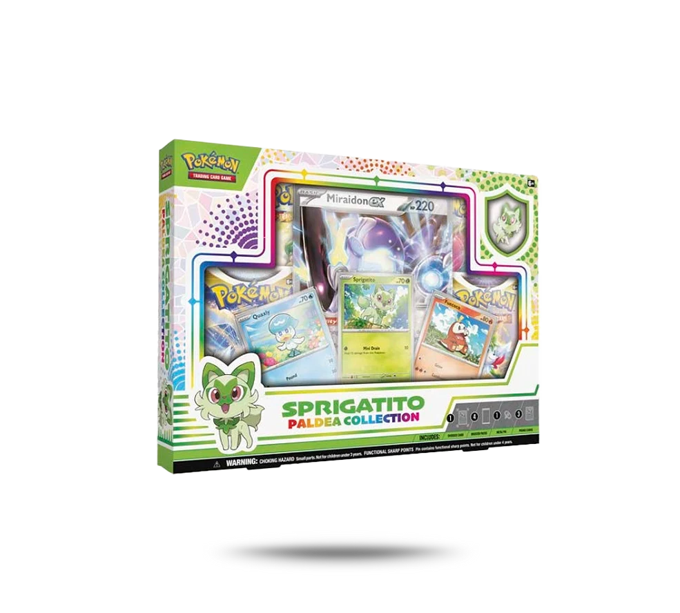 PREMIUM COLLECTION - PALDEA QUAXLY / FUECOCO / SPRIGATITO [ES] - UNSOBREMAS®